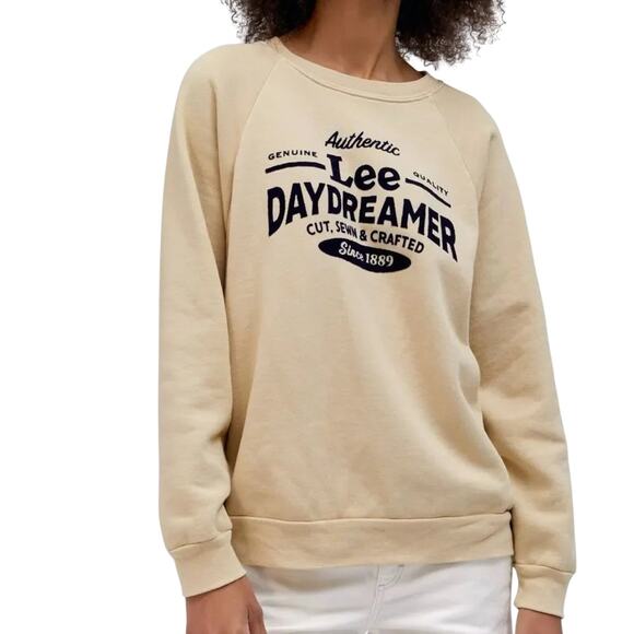DAYDREAMER x LEE Genuine Quality Sweatshirt in Khaki Size M New w/ Tag MSRP $120 - Picture 5 of 16